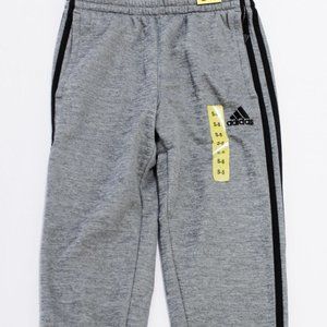 Adidas Kid's Unisex 3-Stripe Tapered Sweatpants Navy blue Medium AK5829
